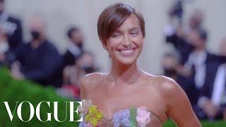 Behind Irina Shayk's 'Naked Dress' Met Gala Look | Vogue