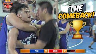 "The Comeback" Von vs Jonah (FULL HIGHLIGHTS)