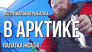 Экстремальная рыбалка в Арктике, палатка HIGASHI