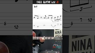 Jazz Guitar Lick #5 - ii V i in G Minor