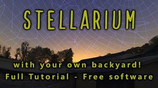 How To Put Your Own Landsape / Backyard Into Stellarium