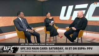 Dana White: Jon Jones WOULD BE WILLING TO FIGHT Alex Pereira  UFC 313 PREVIEW | First Take