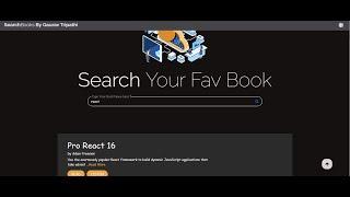 Book Finder Project with source code #bookfinder #html #css #javascript