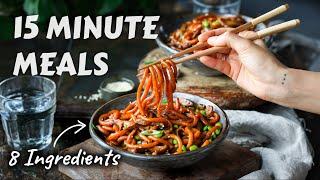 15-minute meals when you don’t feel like cooking (8 ingredients or less!)