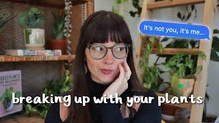 How to Break Up with Your Plants | tips for exiting the houseplant hobby 