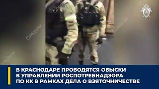 В Краснодаре проводятся обыски в управлении Роспотребнадзора по КК в рамках дела о взяточничестве