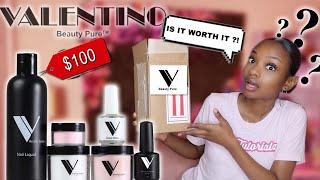 Unboxing a beginner acrylic nail kit by Valentino! | Beginner friendly | Series day 4