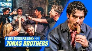 Jonas Brothers' Very British Pub Lunch | tour secrets, live piano, 'Waffle House’ | Interview