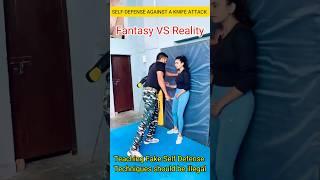 Fantasy VS Reality. SELF-DEFENSE AGAINST A KNIFE ATTACK