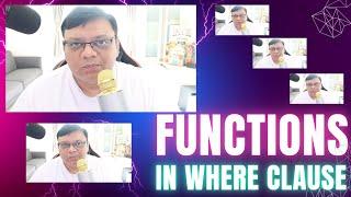 Function in the WHERE Clause - SQL in Sixty Seconds 201