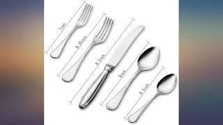 Supreme Housewares Flatware Set, 20-Piece, Silver review