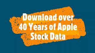 Automate Stock Data Downloads Using Microsoft Excel Power Query - For Multiple Years