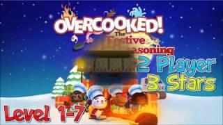 Overcooked The Festive Seasoning, 1-7, 3 Stars, 2 Player