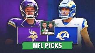 Minnesota Vikings vs Los Angeles Rams BEST BETS! NFL Picks & Predictions | The Favorites Podcast