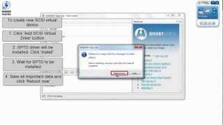 DAEMON Tools Lite: create virtual SCSI device howto