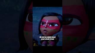 Acat, the tattoo goddess, wants to rip Maya's heart out. || Maya and the Three.#movie #short #video