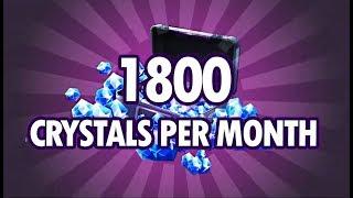 Get Crystal Up To 1800 Crystals Every Month - MARVEL Future Fight