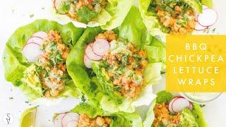 BBQ Chickpea Lettuce Wraps | This Savory Vegan