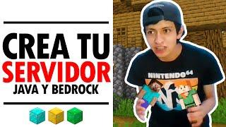 Cómo HACER un SERVER en Aternos GRATIS 2022 | Minecraft 1.18 [Java y Bedrock]