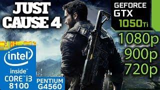 Just Cause 4 - GTX 1050 ti - i3 8100 - G4560 - 1080p - 900p - 720p - Benchmark PC