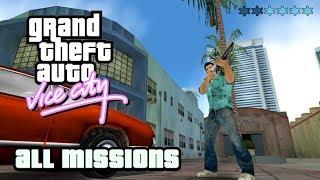 GTA Vice City - All Missions Walkthrough [4 Star Wanted Level] (1080p 60fps)