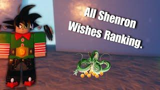 All Dragon Ball Wishes Ranking in Dragon Soul!