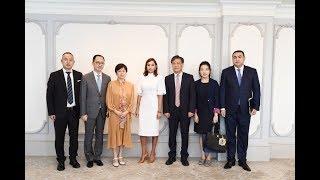 First Vice-president Mehriban Aliyeva meets a delegation from China