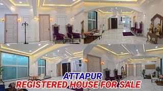 235 SQYARD HOUSE FOR SALE IN ATTAPUR  235 YARDS PALATIAL AND LUXURIOUS HOUSE