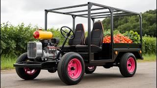 ''Homemade Car'' I built A Cargo Truck With A 6.5 HP Engine And it's Awesome/