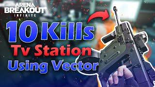 Vector is New Meta on TV Station  | ArenaBreakout Infinite