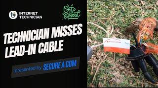 ISP Technician Misses Lead-In Cable – Found in 2 Minutes! Real-Time Internet Troubleshooting