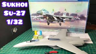 Sukhoi Su-27 - 1/32 Trumpeter full build - aircraft model - plastimodelismo