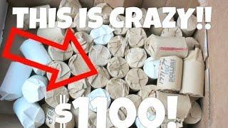 DOLLAR JACKPOT!...$1100 IKE DOLLARS!! | COIN ROLL HUNTING BIG DOLLAR COINS!!