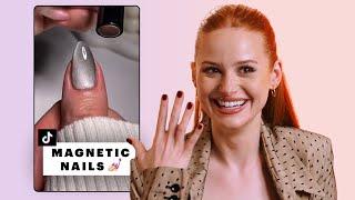 Madelaine Petsch Reacts to TikTok Trends | Allure