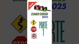 Examen Teorico de Manejo 2025 PARTE 1