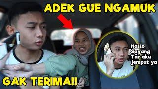 PRANK NELPON SELINGKUHAN DEPAN ADEK, DIA MARAH BANGET!!