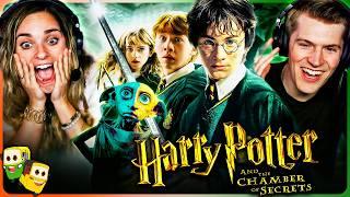 HARRY POTTER AND THE CHAMBER OF SECRETS Movie Reaction! | First Time Watch!