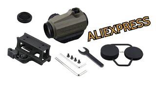 9 Коллиматорный прицел с Алиэкспресс Aliexpress Collimator sight Коллиматор из Китая Прицелы 2021