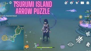 Tsurumi Island Electro Arrow Puzzle, Electro Seelie Puzzle - Genshin Impact 2.2