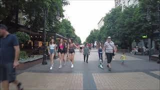 Short Walk From Stamboliiski Street to Vitoshka Boulevard, Sofia, Bulgaria