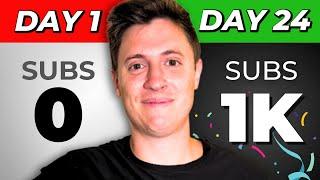 How I got my first 1,000 subscribers in 24 days