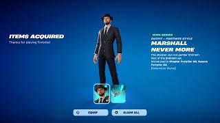 How To Get Marshall Never More Skin NOW FREE In Fortnite! (Unlocked Eminem Bundle)