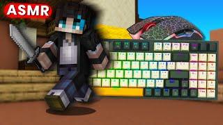 [HAND CAM]Keyboard ASMR + Mouse Sounds | Hypixel Bedwars