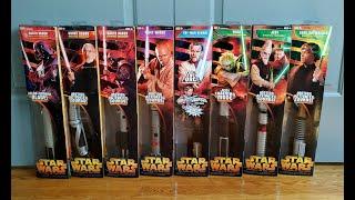 Star Wars Revenge of the Sith Electronic Lightsabers from Hasbro