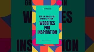 Graphic Designers, Need Fresh InspirationDive into our top 20+ must-visit graphic design websites!