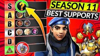 NEW SUPPORT HERO TIER LIST - Best Heroes in MID SEASON 11 - Overwatch 2 Meta Guide