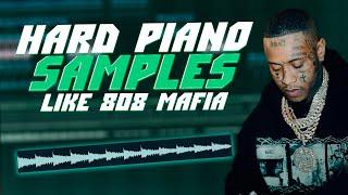 How To Make HARD Piano Samples Like 808 Mafia (Southside, Pyrex Whippa) | FL Studio Tutorial