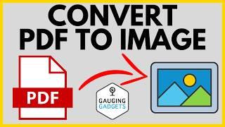 How to Convert PDF to Image - PDF to PNG / JPG