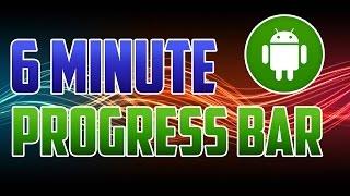 Android Studio : How to Add and Use a Progress Bar