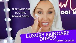 Mature Skin Skincare Routine - with luxury and drugstore options!